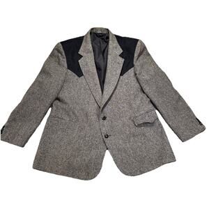 Taos Country Western Collection Tweed Blazer Jacket Sport Coat Mens (See Descr)